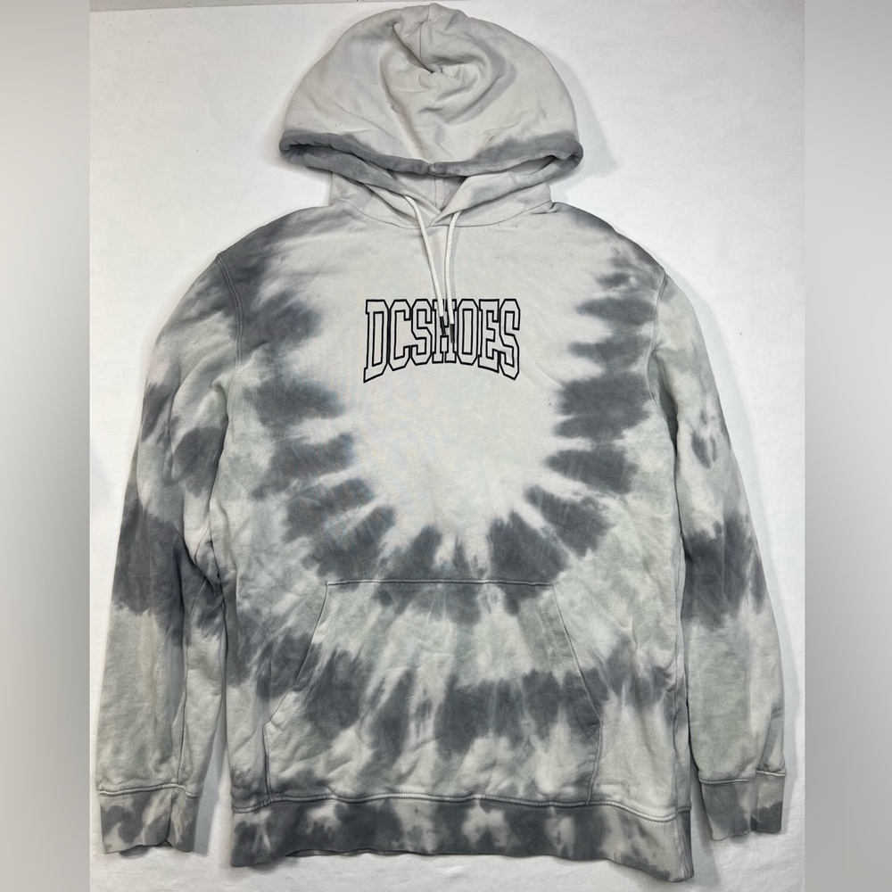 DC Shoes Uni Blue Tie Dye Mens Hoodie Pullover Sweater